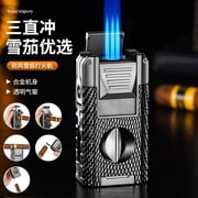 Bbsisgo Windproof Lighter, Butane Torch Lighter, SKU00012 Carbon Fiber