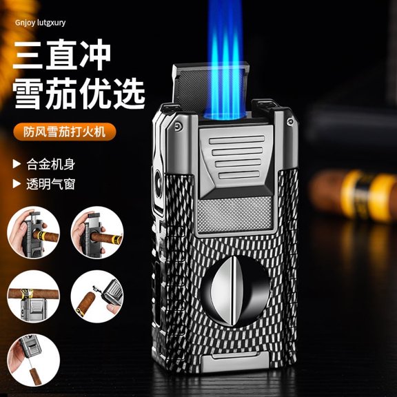 BBSISGO Windproof Orange Butane Torches