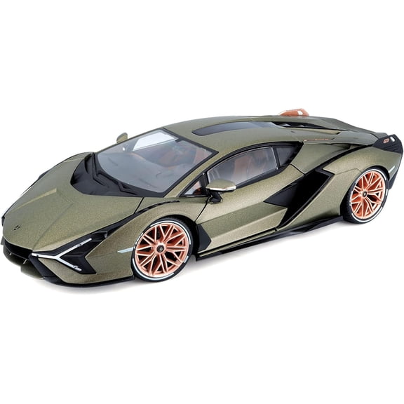 Bburago Lamborghini Sin FKP37 Diecast Model Car Green 1:18 Scale