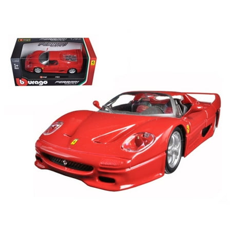 Bburago 1:24 Scale Ferrari Race and Play F50 Diecast Vehicle (Colors May Vary)