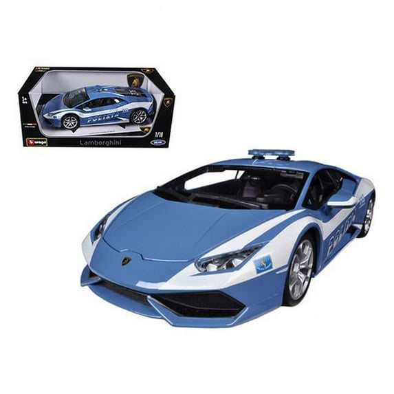 Bburago 11041 Lamborghini Huracan LP610-4 Police 1-18 Diecast Car Model