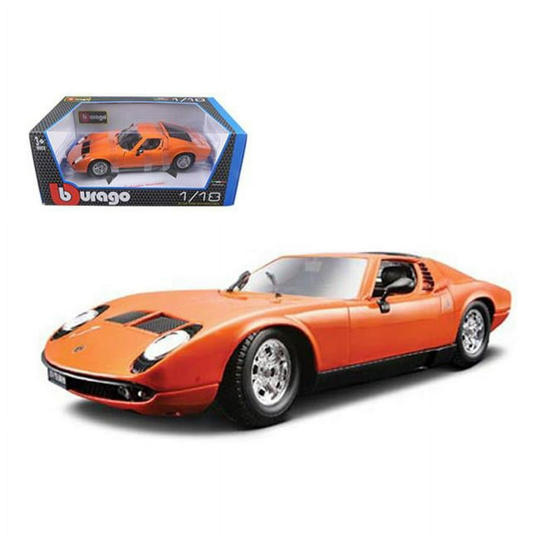 Bburago ブラーゴ　Lamborghini Miura 1/18 オレンジ 1968 Lamborghini Miura Orange 1/18 Diecast Car Model by