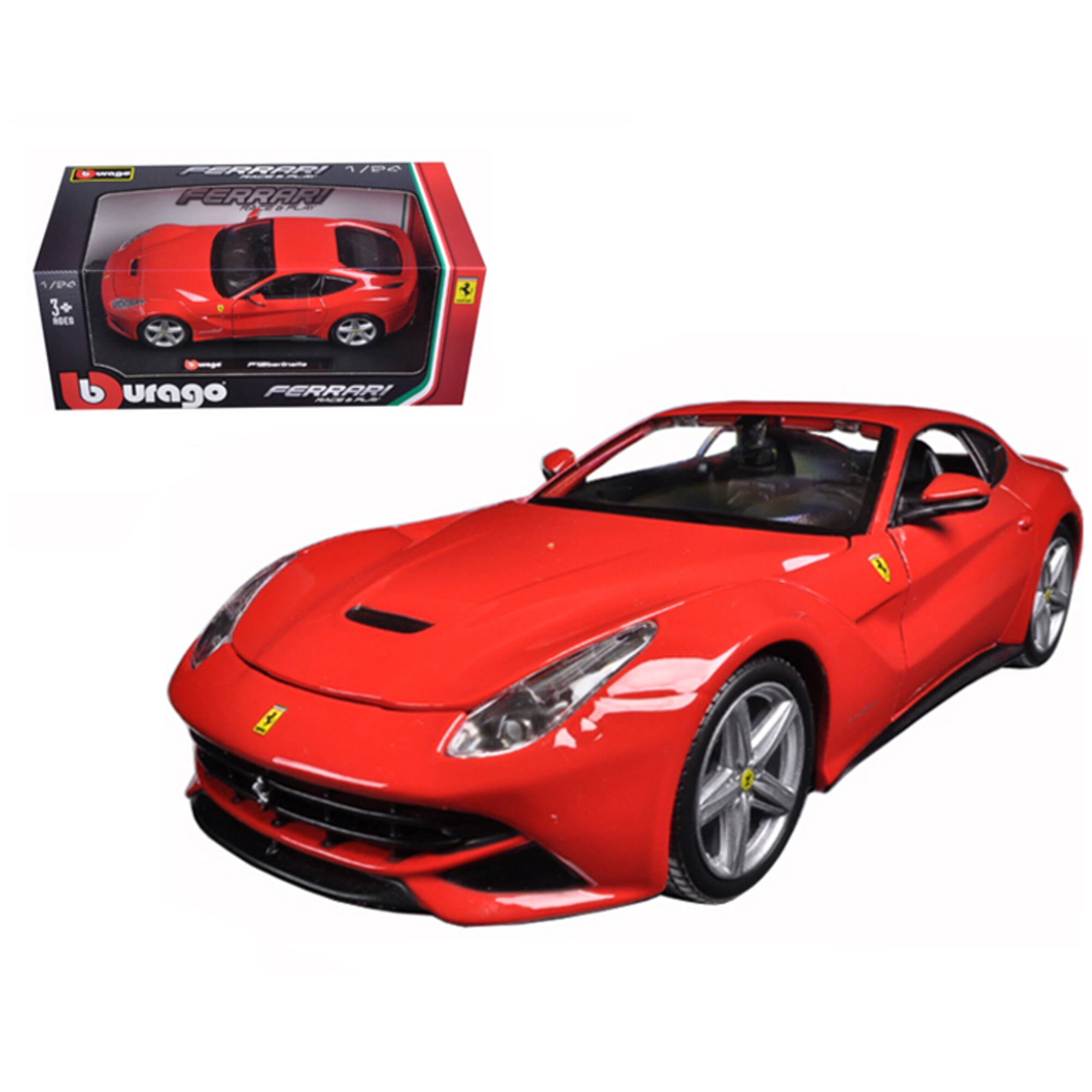 F12 berlinetta 1/24 プラモデルキット Ferrari F12 Berlinetta Yellow 1/24 Diecast Model Car by Bburago