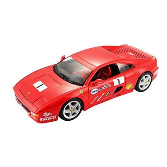 Bburago BBU26306R Ferrari F355 Challenge Diecast Model Car, Red