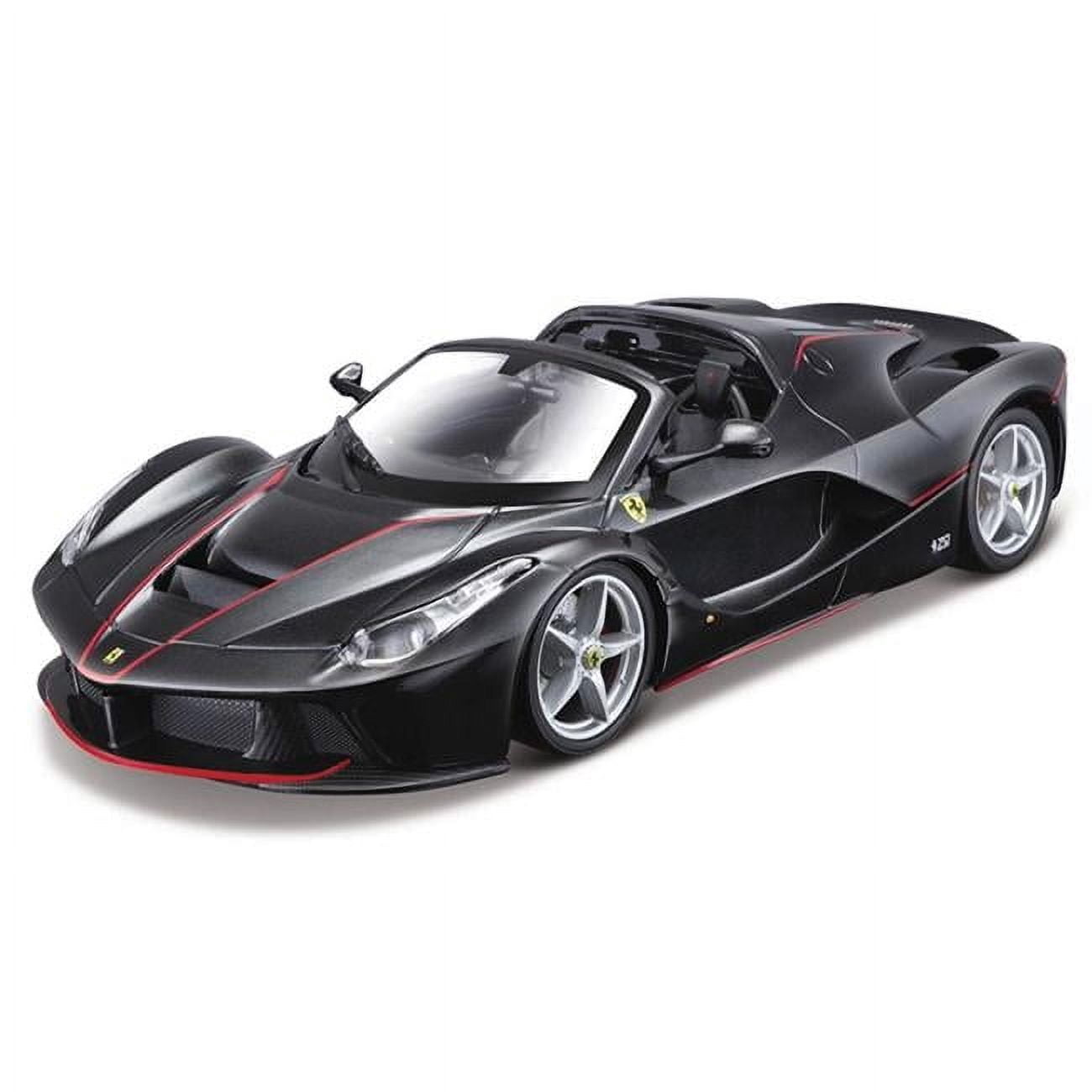 Hot Wheels Elite 1/43 - Ferrari LaFerrari Noire (rétroviseur Manquant)