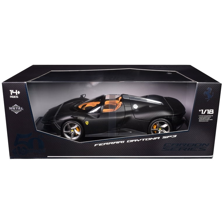 Bburago 50周年 1/18 フェラーリDaytona SP3 カーボン Ferrari Daytona SP3 Carbon Fiber 