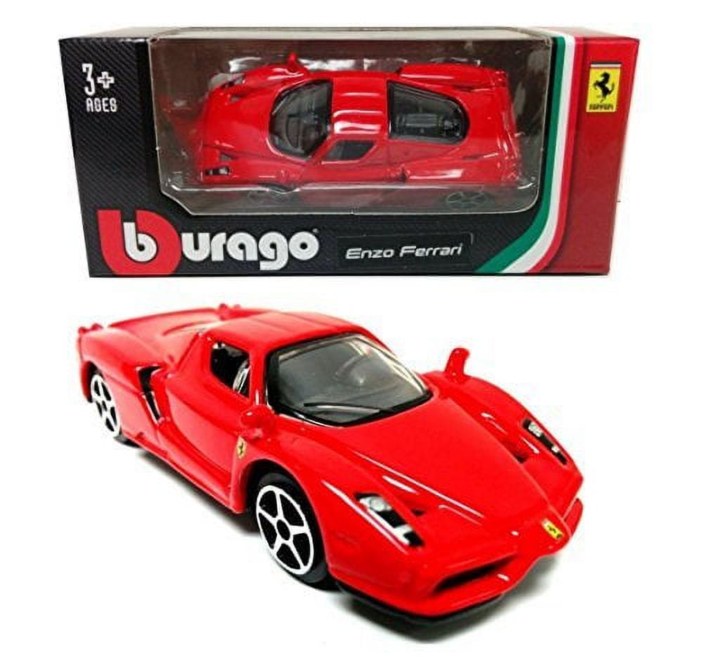 Bburago New 1:64 Play Assortment - Red Ferrari Enzo Race Diecast