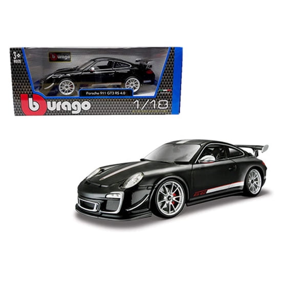 Bburago Porsche 911 997 GT3 RS 4.0 ( Black ) Plus Series 1:18
