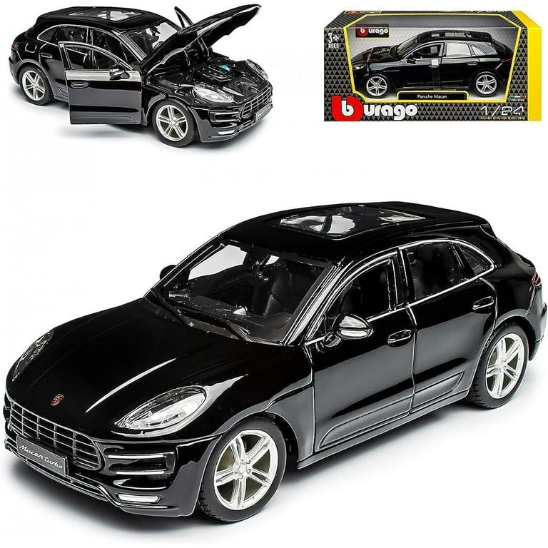 Minicar 1/43 Porsche Macan Turbo Black Dealer Model Car | eBay