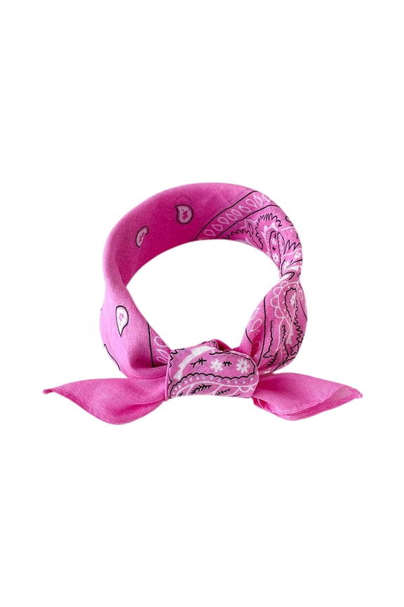 Bandanas for Men Rapper Regular Fit Silk Scarf Thin Casual Outdoor Sports Cycling Mask for Men,Pink(One Size)