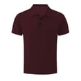 Bbyeadc Polo Shirts for Men Short Sleeve Polo Shirt Button Textured ...