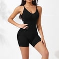 thumbnail image 1 of Bbyeadc Shapewear for Women Tummy Control Adjustable Straps Bodysuit Low Back Deep V Neck Body Shaper Fashion Comfortable Shapewear,Black(L), 1 of 5