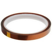 Bbyt Adhesive Tape 3/6/8/12/15/18mm100ft Heat Resistant High Temperature Polyimide Kaptons Tape 33M Not only convenient and time-saving, but also safe to use