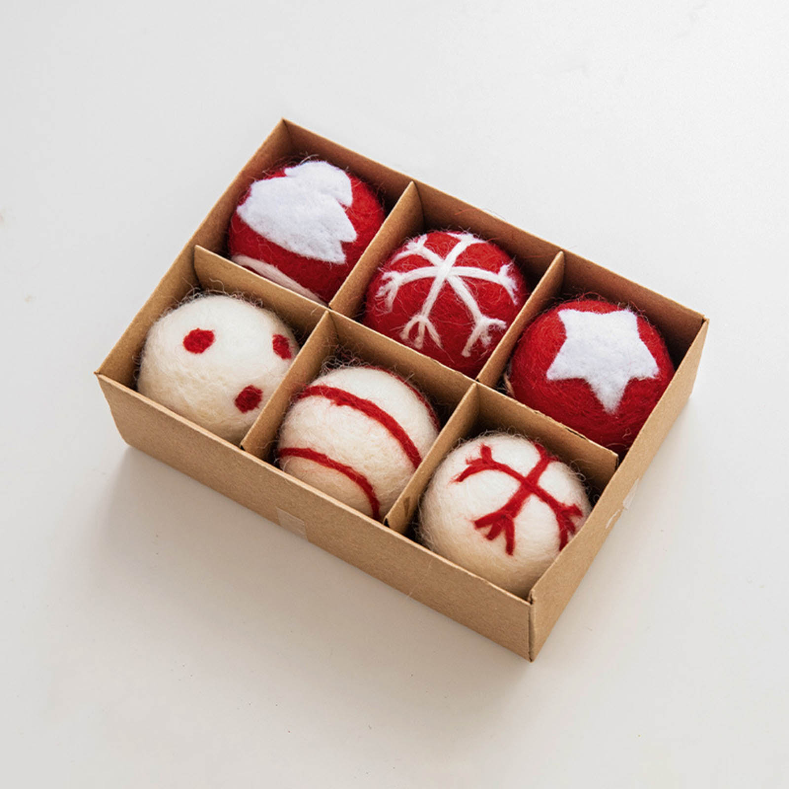 Bbyt Clearance! Christmas Decorations 6 Pcs Christmas Ball Box New