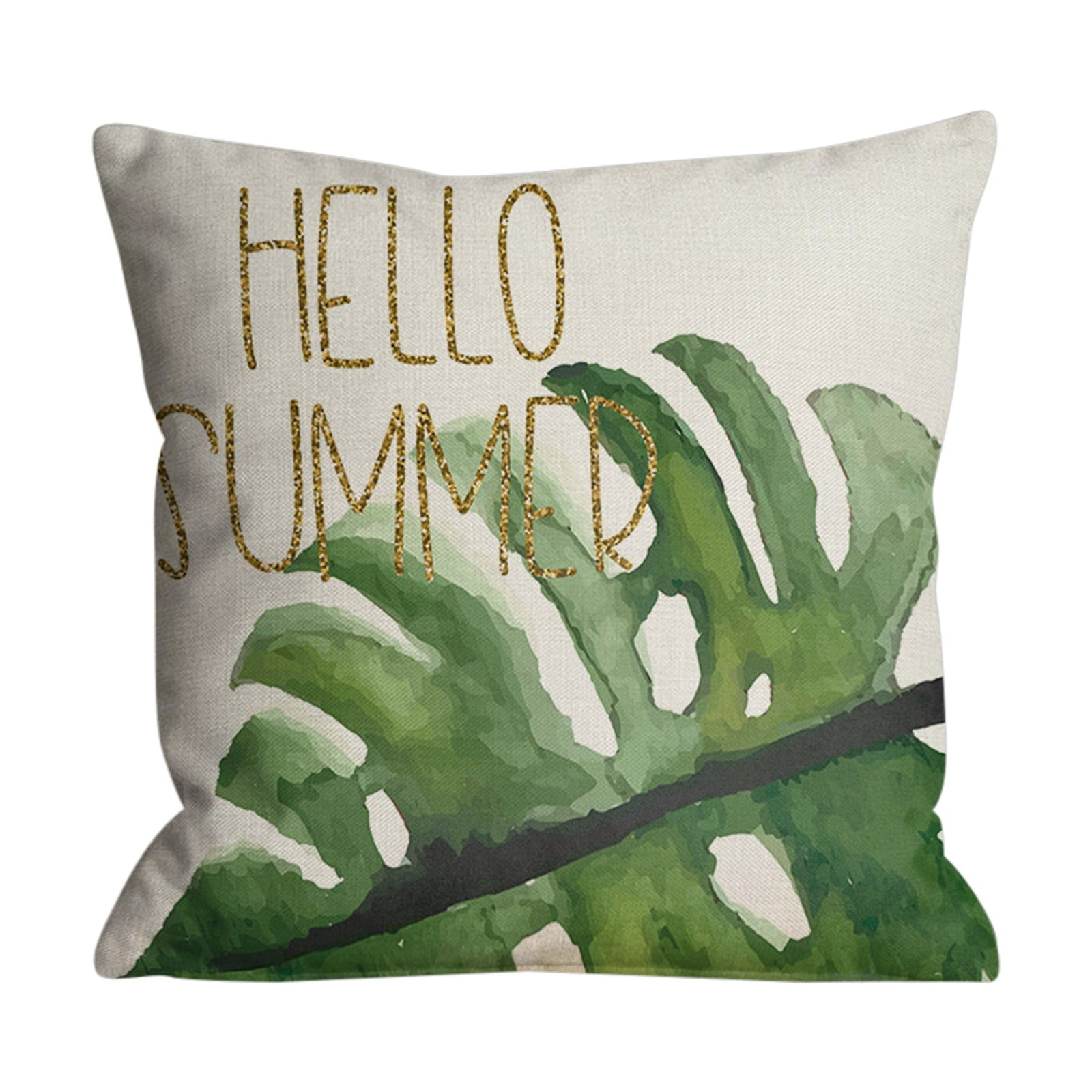 Bbyt Pillow Case 1Pcs Tropical Leaf Pillowcase Farmhouse Pillow Covers