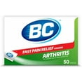 thumbnail image 1 of BC Powder Arthritis Pain Reliever, Aspirin Dissolve Packs, 50 Count Powder Packets, 1 of 8