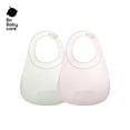 thumbnail image 1 of Bc Babycare Silicone Bibs for Baby, Baby Bibs for Eating, Lightweight Silicone Baby Bib with Adjustable Neck, Green and Pink (2pcs), 1 of 6
