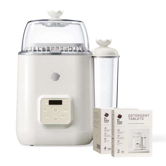 Bc Babycare Clarvion 4-in-1 Automatic Baby Bottle Washer, Sterilizer, Dryer & Storage Machine with One Box of Tablets