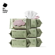 Bc Babycare Sensitive Baby Wipes Unscented, XL Extra Thick,Hypoallergenic,99% Water,480 Wipes,6 Refill Packs