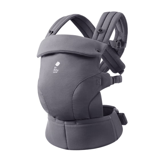 Bc Babycare CocoonGo Breathable Baby Carrier for Newborn Toddler (7-44 lbs)Ergonomic,Hip Support,Compact Foldable, Gray