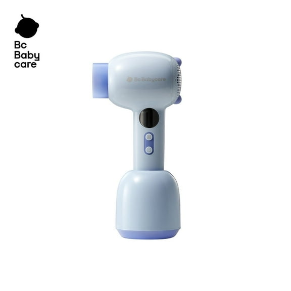 Bc Babycare Baby Cordless Hair Dryer,Quiet Portable Mini Blow Dryer ,Wireless Charging, Gentle Heating, Purple
