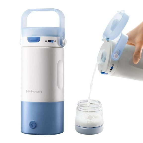 Bc Babycare Portable Milk Warmer for Travel, 18oz Dual Heating Modes for Breast Milk & Water, Portable Bottle Warmer