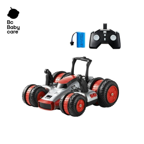 Bc Babycare R/C Stunt Car, 164 Feet 2.4G Wireless Remote Control, 4 Years+ Kids Toy, Red
