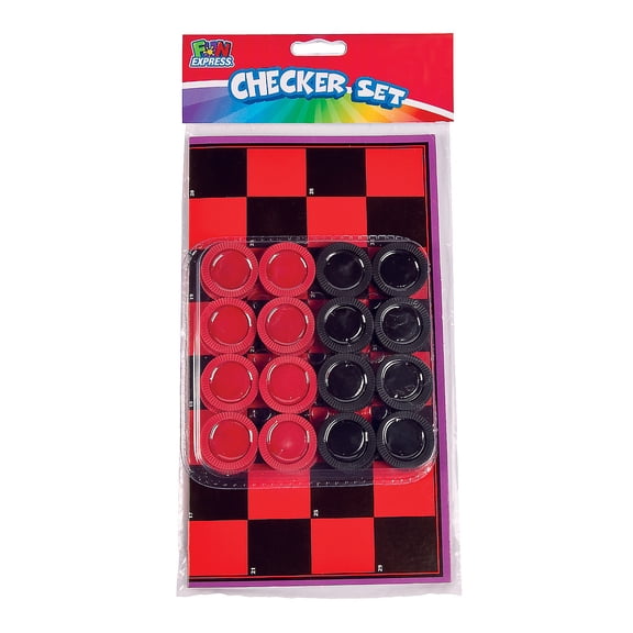 Bc Checker Set - Party Favors - 6 Pieces