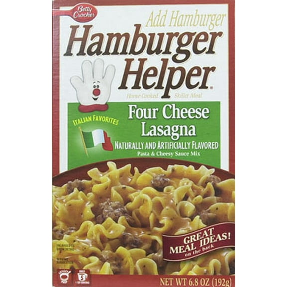 Bc Hamburger Helper Four Cheese Lasagna