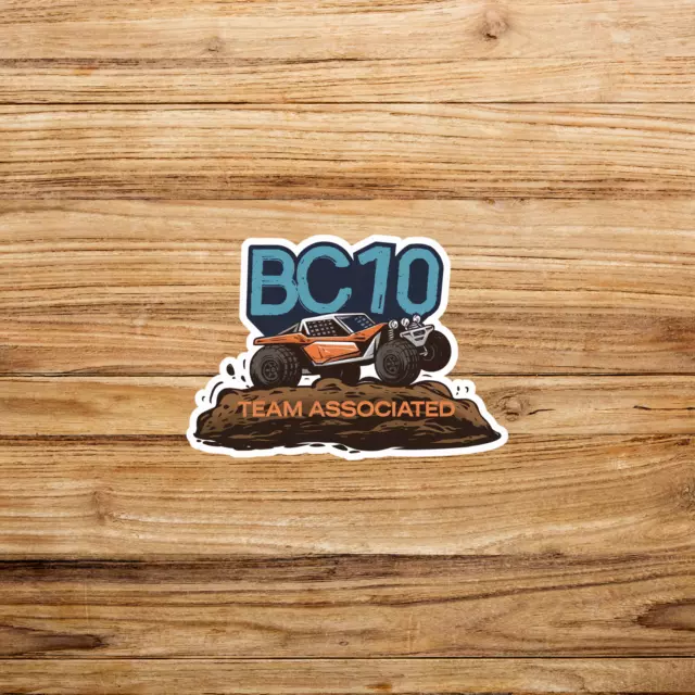 Bc10 Team Associated Rc Car Racing Buggy Sticker Decal - Hobby ...