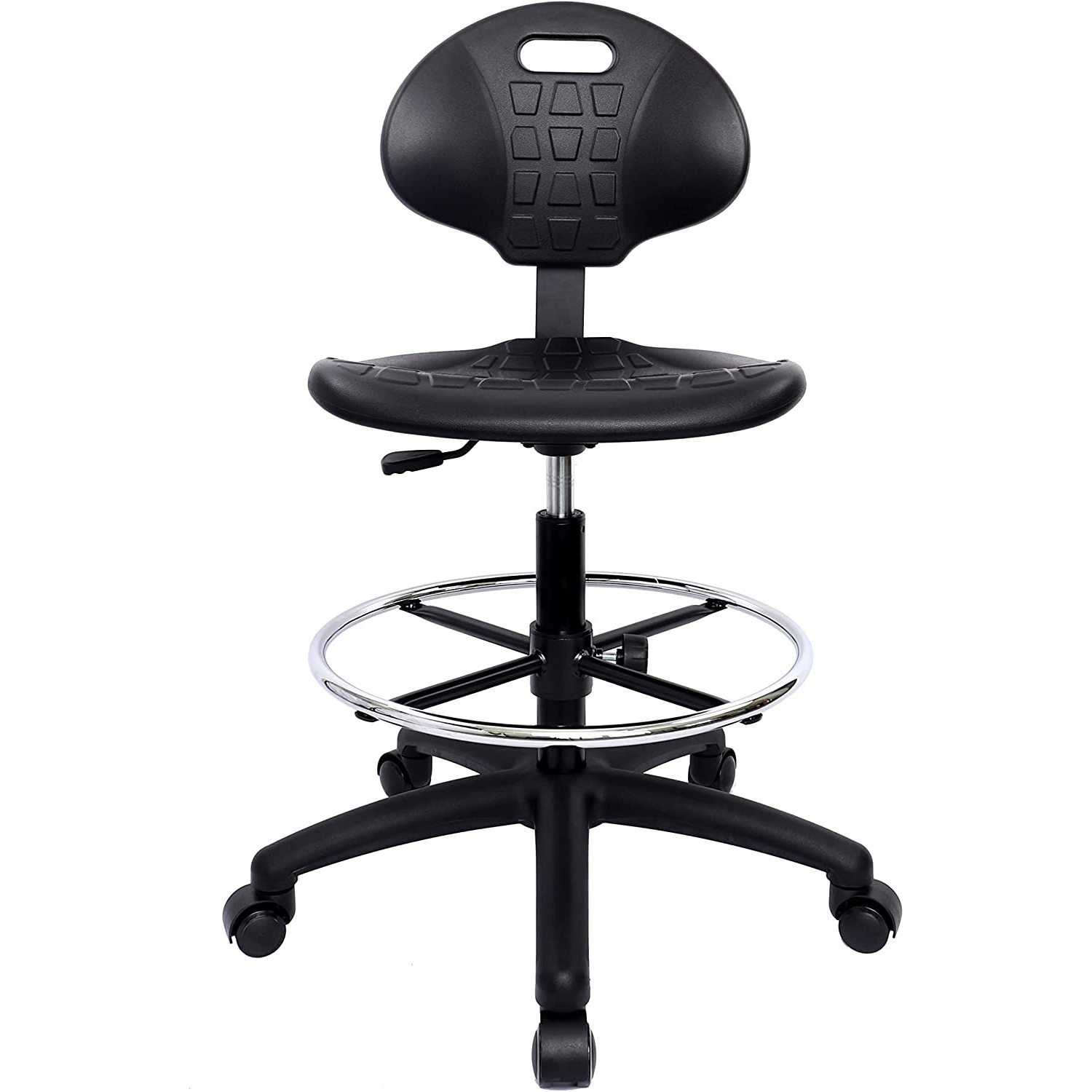BcTlyInc Drafting Stool Easy to Clean! Ergonomic Polyurethane Chair
