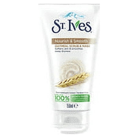 "BcTlyInc Nourish And Smooth Oatmeal Scrub 150Ml, It's 2-in-1. A gentle exfoliating scrub to soften and smooth away dryness and a mask to instantly nourish skin Made with.., By St Ives"
