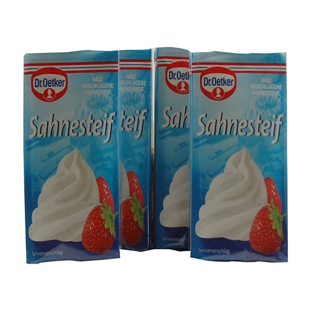 BcTlyInc SAHNE STEIF Whipped Cream Stabilizer Pack of 4 (4 x 5= 20