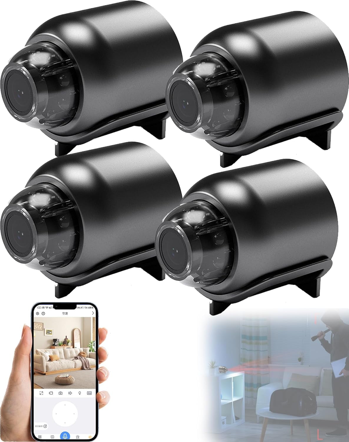 Bccnerty Camera, Enhance Home Security with Bccnerty Cat-Eye Camera ...