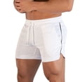 thumbnail image 1 of Bcfgryg Color Brace Solid Men's Quick Drying Sports Beach Multicolor Shorts Pants Men's Pants Men's Shorts For Swimming White M, 1 of 5