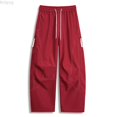 thumbnail image 1 of Bcfgryg Fall Casual Pants Men's Casual Pants Functional Rushing Pants Couple Outdoor Pants Men’s Casual Pants Red L, 1 of 5