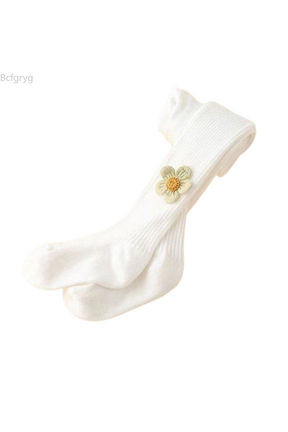 Girls Stretch Leggings With Big Design Soft Tights For Toddler Infant Baby Everyday Wear Comfortable Outfit Easy Movement Seasonal Girls Soft Leggings,6-12 Months