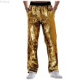 thumbnail image 1 of Bcfgryg Glitter Pants for Men's Party Dance Shiny Trouser Gold XXL, 1 of 3