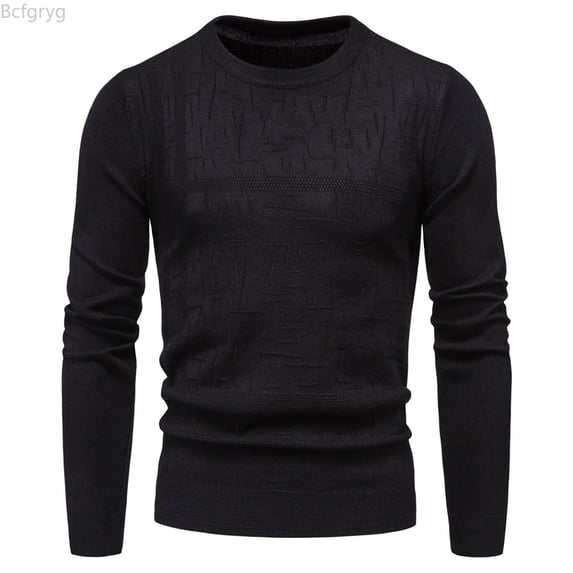 Bcfgryg Long Sleeve Shirts For Men Soft Comfy Casual Tee Round Neck Full Sleeves Men's Ringer T Shirt Plain T Shirts for Men Black XXL