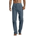 thumbnail image 1 of Bcfgryg Male Casual Solid Pant Short Full Length Straight Pant Short Drawstring Pocket Fashion Pant Trousers Men's Sweatpants, 1 of 5