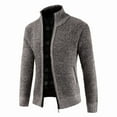 thumbnail image 1 of Bcfgryg Male Sweater Jacket Loose Sweater Male Casual Knitted Cardigan Sweaters For Men Brown XL, 1 of 3