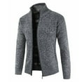thumbnail image 1 of Bcfgryg Male Sweater Jacket Loose Sweater Male Casual Knitted Cardigan Sweaters For Men Gray L, 1 of 5