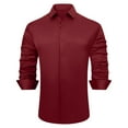 thumbnail image 1 of Bcfgryg Men Dress Shirts Slim Long Sleeve Casual Button Down Shirt Men's Casual Shirts, 1 of 3