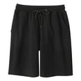 thumbnail image 1 of Bcfgryg Men'S Casual Shorts Solid Color Fashion Slim Five Point Shorts Beach Shorts Casual Shorts Men's Shorts Black L, 1 of 4