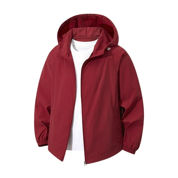 Bcfgryg Men's And Women's Summer Sun Light Breathable Sun Protective Clothing Men's Cotton Casual Jackets For Travel