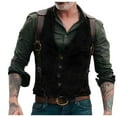 thumbnail image 1 of Bcfgryg Men's Autumn Retro Single Vest Fashion Suit Vest Vest for Men, 1 of 3