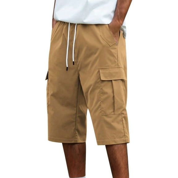 Bcfgryg Men's Cargo Shorts For Outdoor Activities With Multiple Pockets Comfortable Summer Wear Perfect Pairing With T Shirts Lightweight Men’s Work Pants Summer