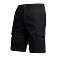 thumbnail image 1 of Bcfgryg Men's Cargo Shorts With Multiple Pockets Loose Fit Casual Straight Leg Pants Men's Linen Shorts For Summer Travel Black L, 1 of 4