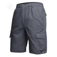 thumbnail image 1 of Bcfgryg Men's Cargo Shorts With Multiple Pockets Loose Fit Casual Straight Leg Pants Men's Linen Shorts For Summer Travel Grey XXL, 1 of 4