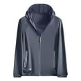 thumbnail image 1 of Bcfgryg Men's Casual Hooded Zip Up Jacket Lightweight Breathable Outdoor Spring Summer Pullover Comfortable Loose Fit Streetwear Men's Cotton Casual Jackets For Travel, 1 of 2